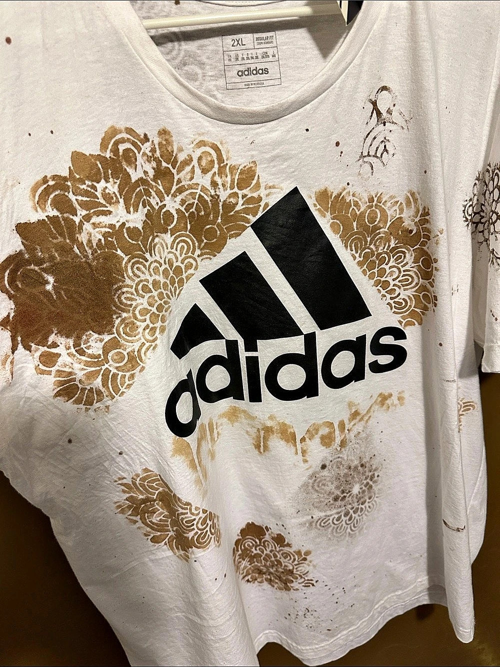 adidas Graphic Floral Short Sleeve Tee 2XL